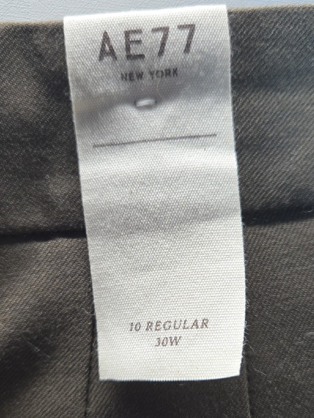 AE77 Olive Green Cargo Trousers Size 10 - Picture 3 of 7